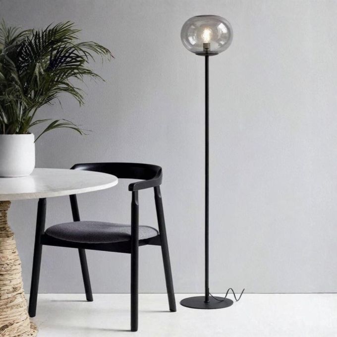 Stojací lampa Nordlux Alton - na výběr z kouřového či opálového skla