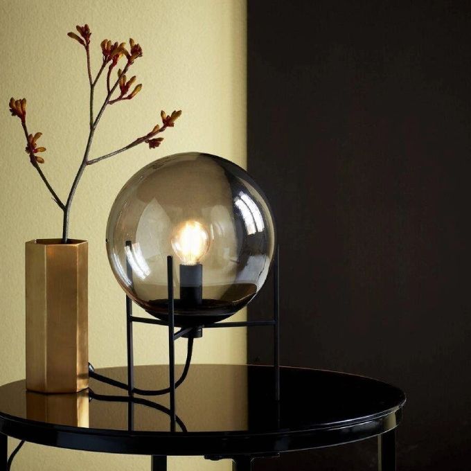 Stolní lampička Nordlux Alton - z kouřového nebo opálového skla