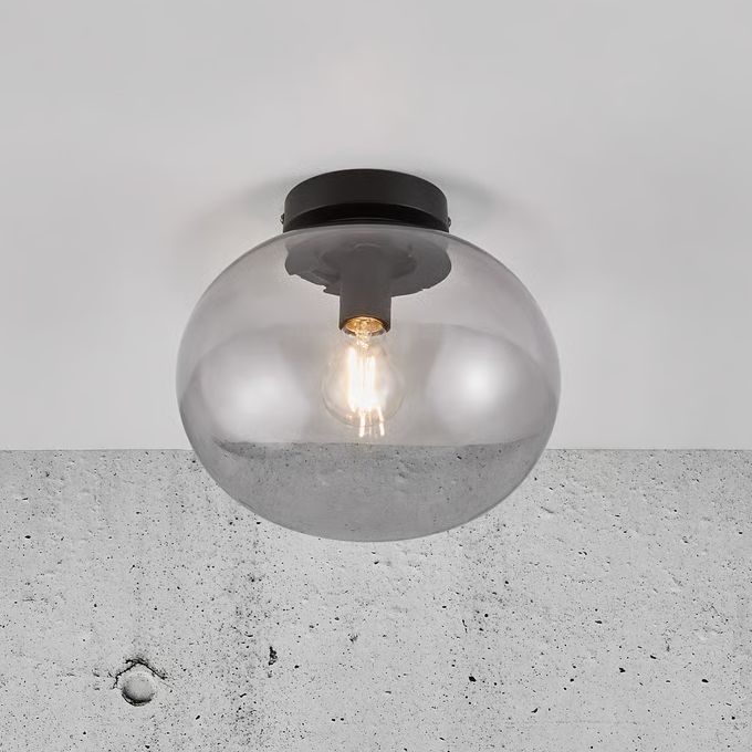 Nordlux Alton - stropní svítidlo z kouřového skla