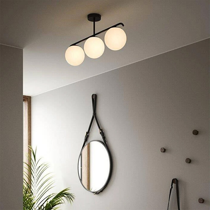 Nordlux Grant 3 Spot - stropní svělo se třemi koulemi z opálového skla